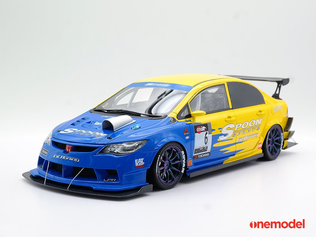 One Model 1:18 Honda Civic Type-R FD2 Spoon Sports