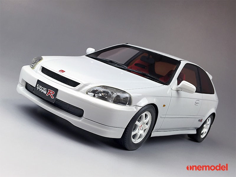 One Model 1:18 Honda Civic Type-R EK9 Early Version in White