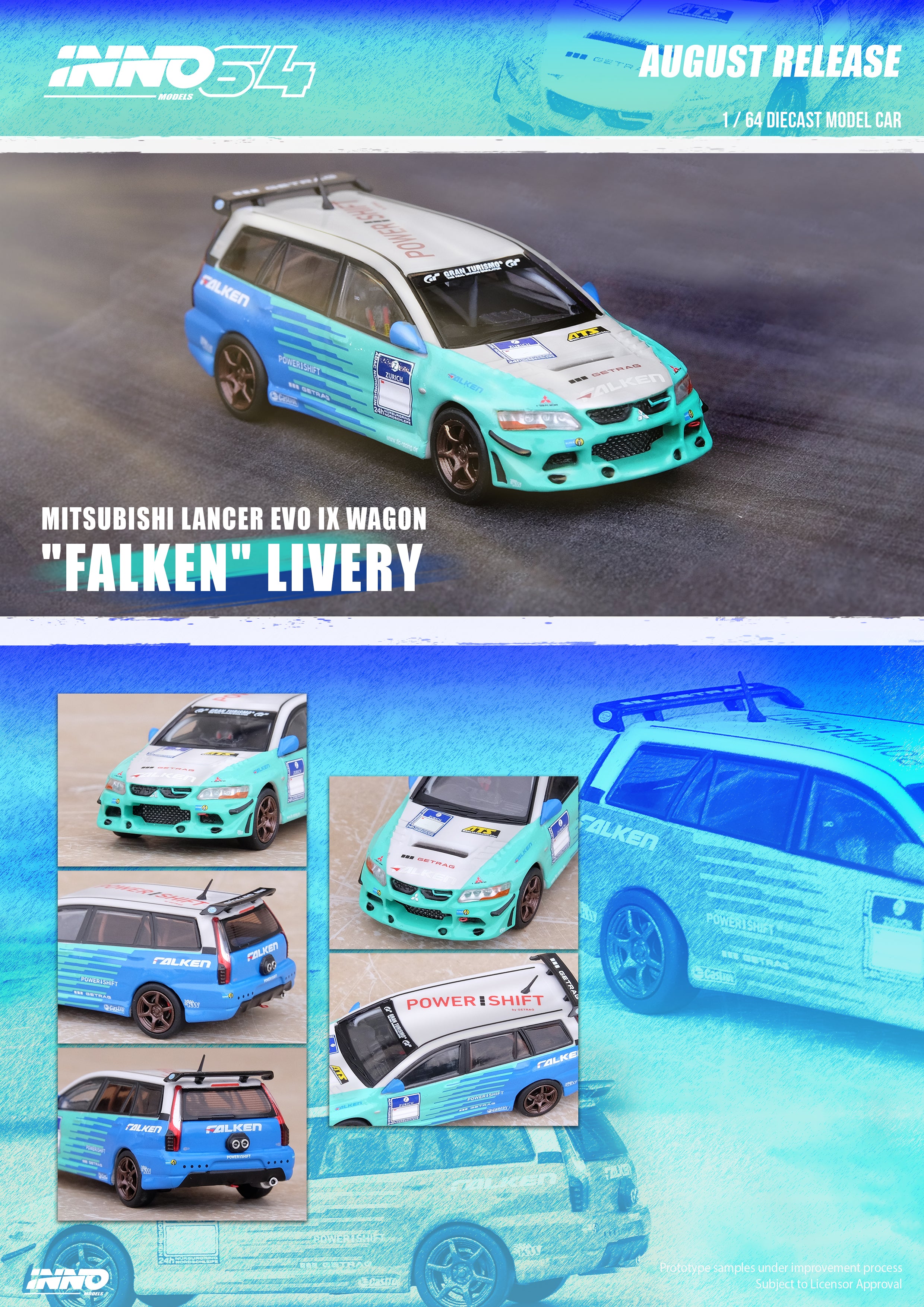 INNO64 1:64 Mitsubishi Lancer EVO IX Wagon 