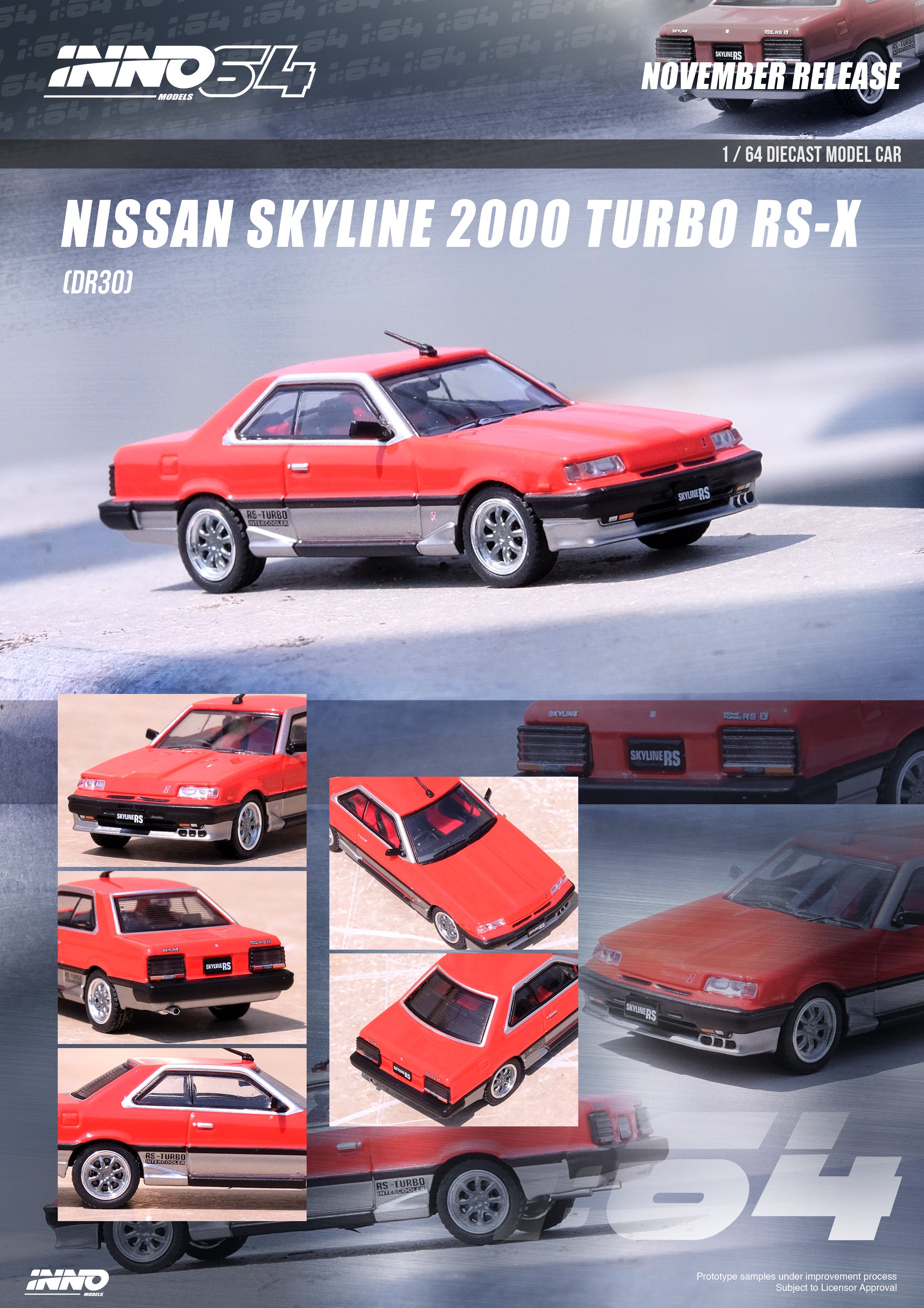 PREORDER* INNO64 1:64 Nissan Skyline GT-R (R34) R-Tune Tuned by