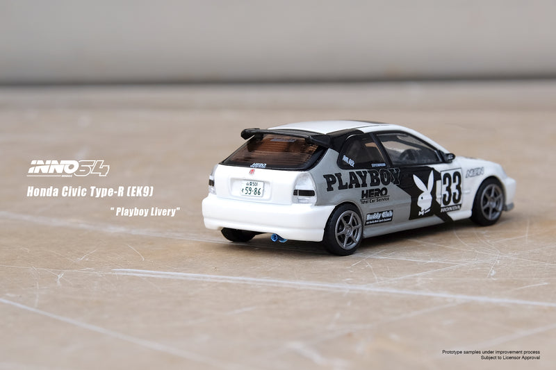 INNO64 1:64 Honda Civic Type-R (EK9) "Playboy Livery"