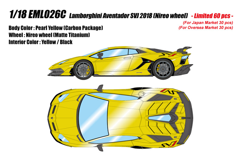 1/43 MakeUp EIDOLON Lamborghini Aventador SVJ Roadster 2020 Ad Personam  EM669D