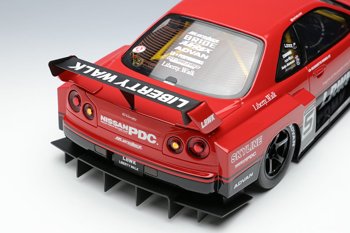 EIDOLON 1:18 Nissan Skyline (ER34) LBWK Super Silhouette Tokyo
