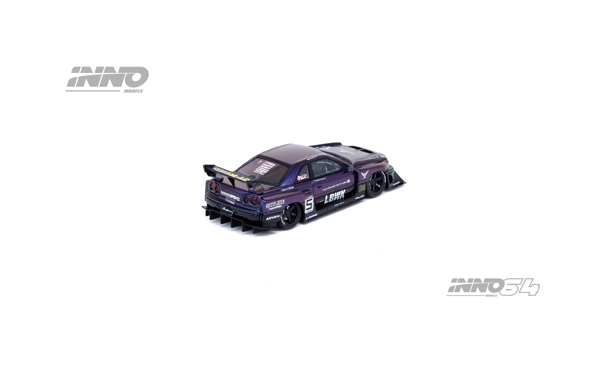 INNO64 1:64 Nissan Skyline (ER34) Super Silhouette 
