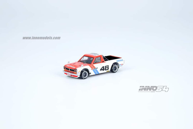 INNO Models 1:64 Nissan Sunny Pickup Datsun Livery Red