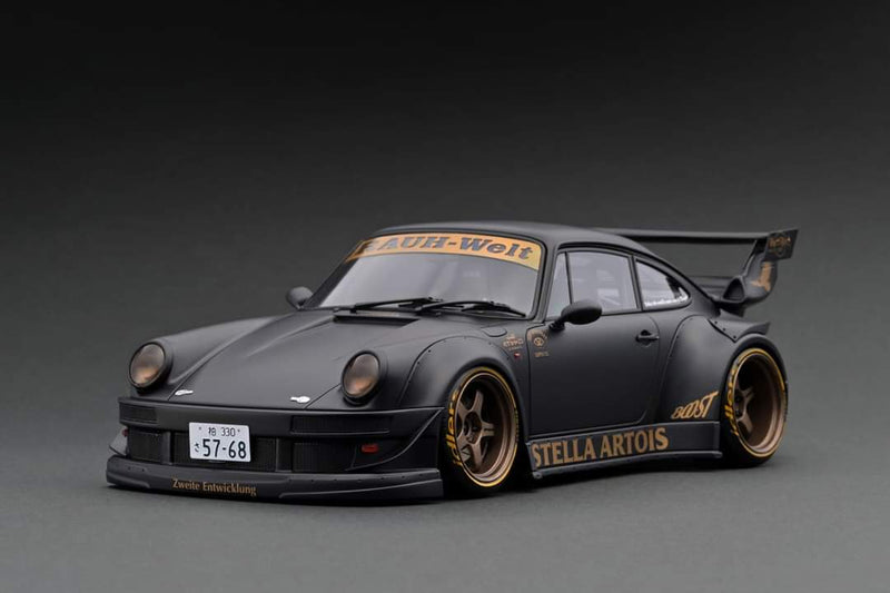 お得セット Ignition Model Black Matte in Artois Stella RWB 930 Porsche 1:18 hpi・racing
