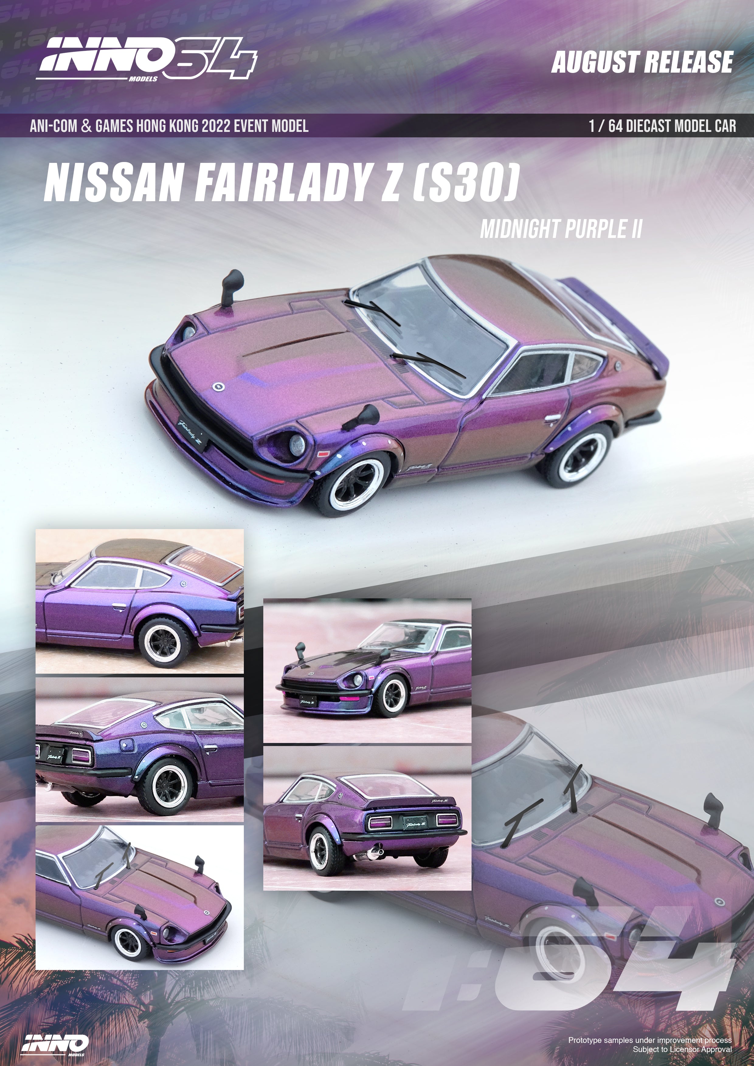 PREORDER* INNO Models 1:64 Honda City Turbo II Police Livery