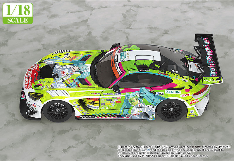 Good Smile Racing 1:18 HATSUNE MIKU AMG 2022 Season Opening Ver.