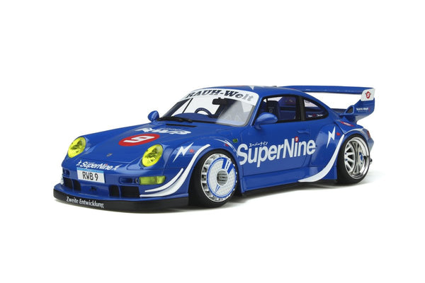 GT Spirit 1:18 Porsche 911 RWB SuperNine Hong Kong #9 Edition