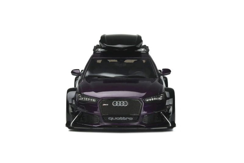 GT Spirit 1:18 Audi RS6 Avant (C7) with Body Kit and Roof Rack in Purple