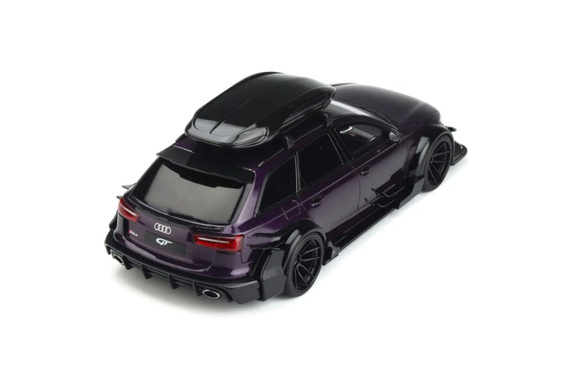 GT Spirit 1:18 Audi RS6 Avant (C7) with Body Kit and Roof Rack in Purple