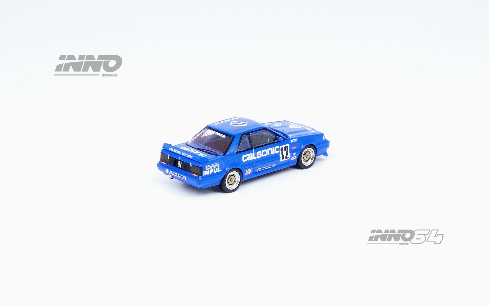 PREORDER* INNO Models 1:64 Nissan Skyline GTS-R (R31) #12 CALSONIC