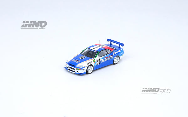 INNO64 1:64 Nissan Skyline GT-R (R34) #50 "5ZIGEN FALKEN" Super Taikyu 2000 N1 Championship Winner