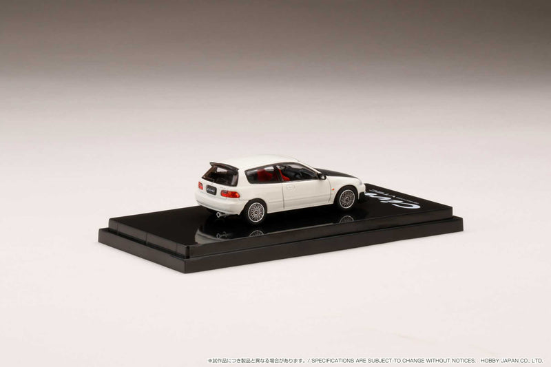 Hobby Japan 1:64 Honda Civic (EG6) SiR Ⅱ with JDM Style in Frost White