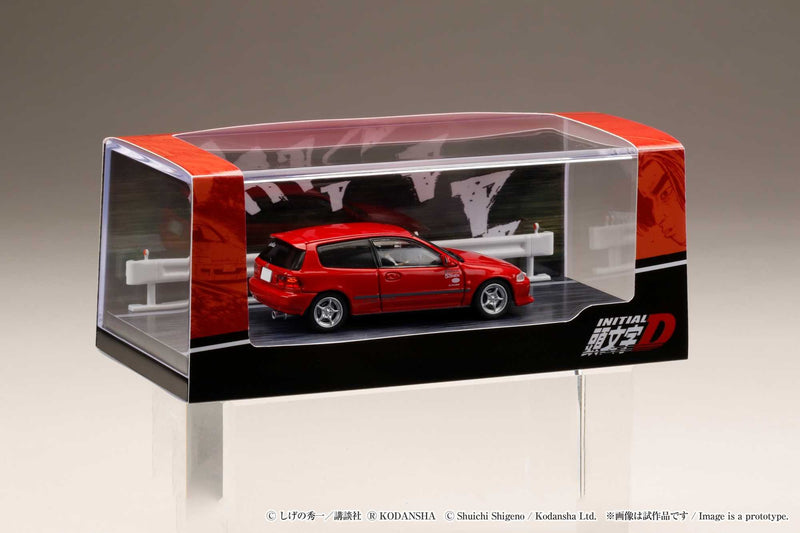 Hobby Japan 1:64 Honda Civic (EG6) Myogi Night Kids / Shingo Shoji Diorama Set with Driver Figure