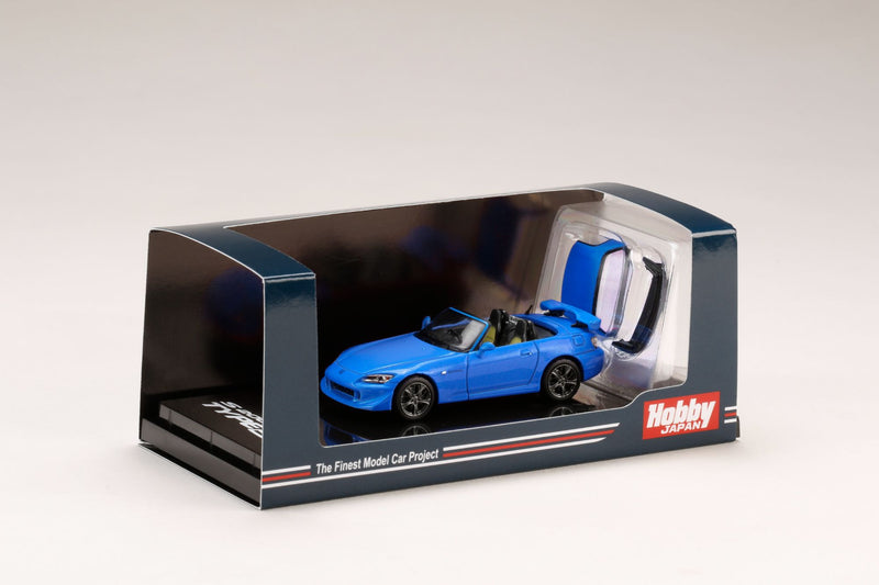 Hobby Japan 1:64 Honda S2000 (AP2) Apex Blue Pearl with Removable Hardtop