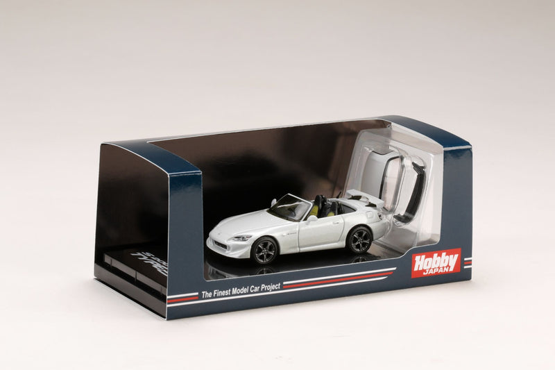 Hobby Japan 1:64 Honda S2000 (AP2) Platinum White Pearl with Removable Hardtop