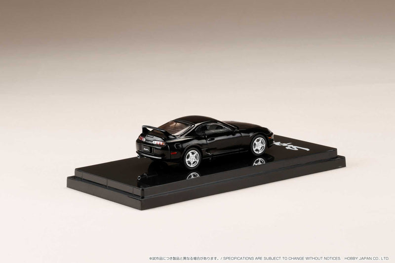 Hobby Japan 1:64 Toyota Supra RZ (A80) in Black with Engine Display Model