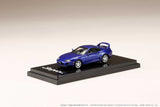Hobby Japan 1:64 Toyota Supra RZ (A80) in Blue Mica Metallic with Engine Display Model