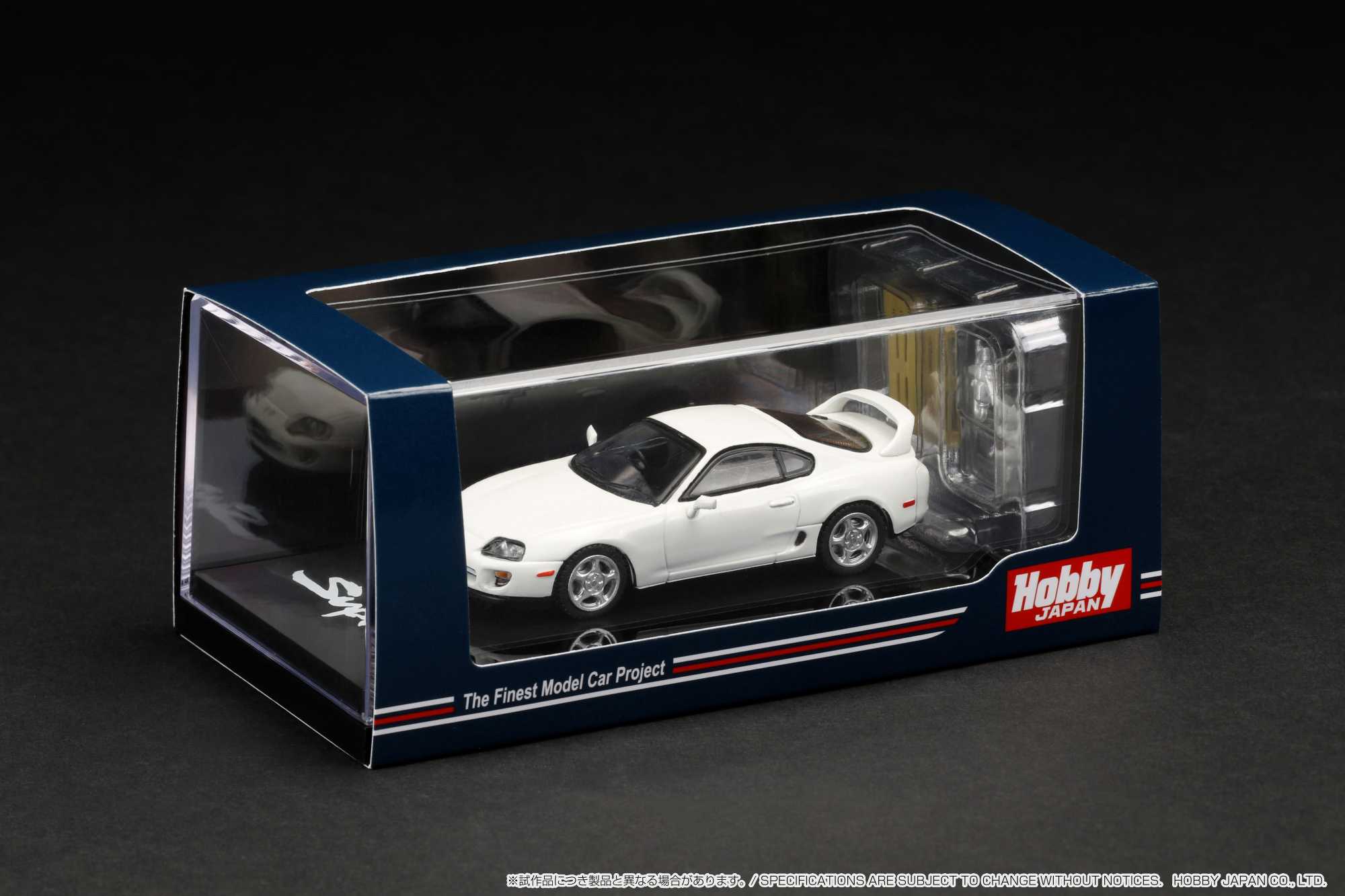 Hobby Japan 1:64 Toyota Supra RZ (A80) in Super White II with