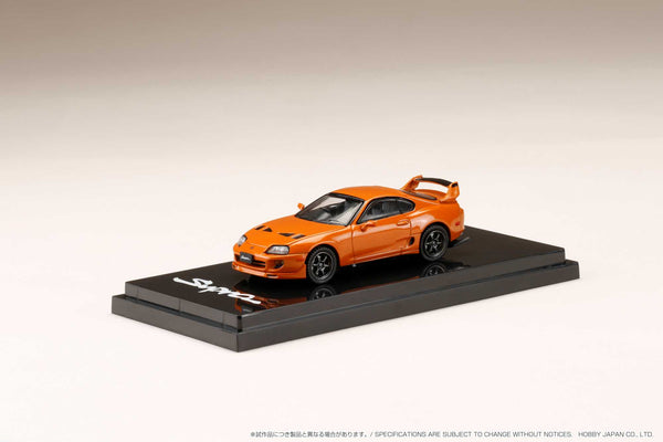 Hobby Japan 1:64 Toyota Supra (A80) JDM Performance Edition in Orange Metallic