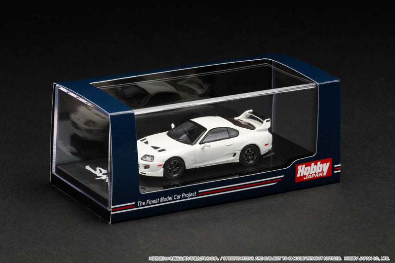 Hobby Japan 1:64 Toyota Supra (A80) JDM Performance Edition in Super White II