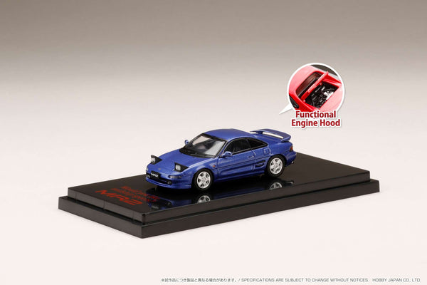 Hobby Japan 1:64 Toyota MR2 (SW20) GT-S 1996 / Open Headlight in Purplish Blue Mica Metallic