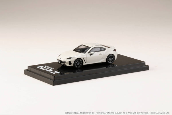 Hobby Japan 1:64 Subaru BRZ (ZD) S Edition in Crystal White Pearl