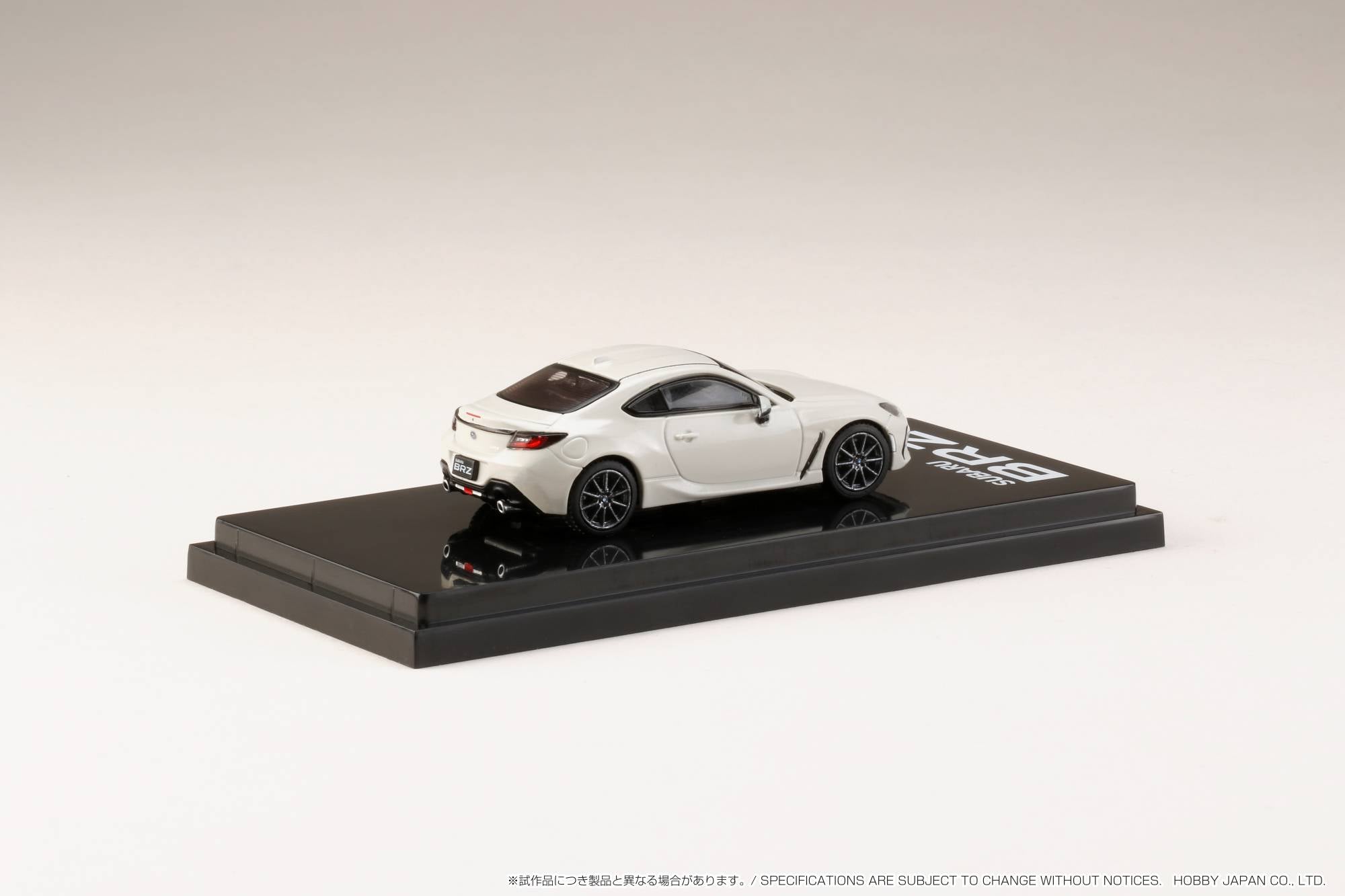 Hobby Japan 1:64 Subaru BRZ (ZD) S Edition in Crystal White Pearl