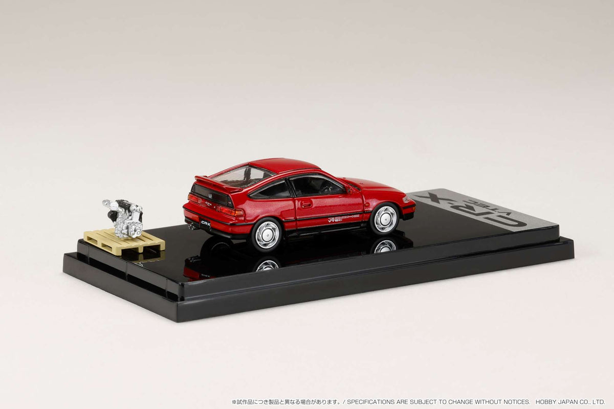 非売品 Hobby Japan Engine with 1989 (EF8) SiR CR-X Honda 1:64 ミニカー