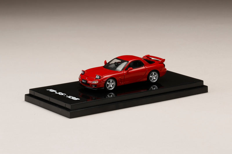 Hobby Japan 1:64 Mazda RX-7 (FD3S) Type RS in Vintage Red with Engine Display Model