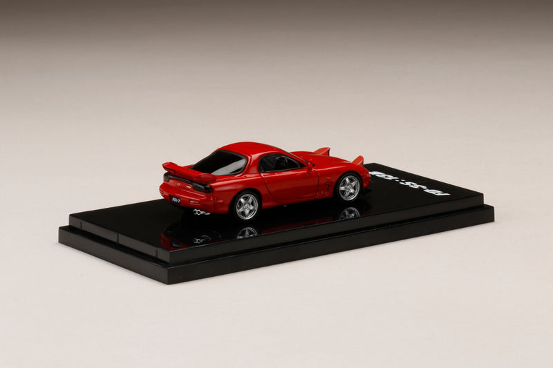 Hobby Japan 1:64 Mazda RX-7 (FD3S) Type RS in Vintage Red with Engine Display Model