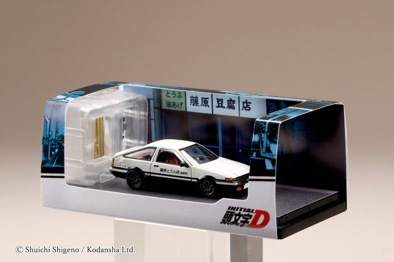 Hobby Japan 1:64 Toyota Sprinter Trueno GT APEX (AE86) 頭文字 D / WITH 4A-GE DISPLAY MODEL