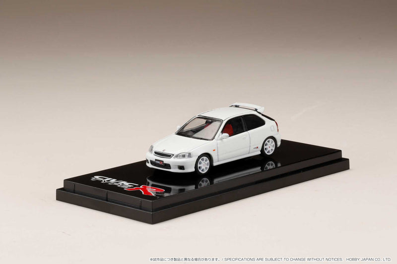 Hobby Japan 1:64 Honda Civic (EK9) Type-R in Championship White with Engine Display