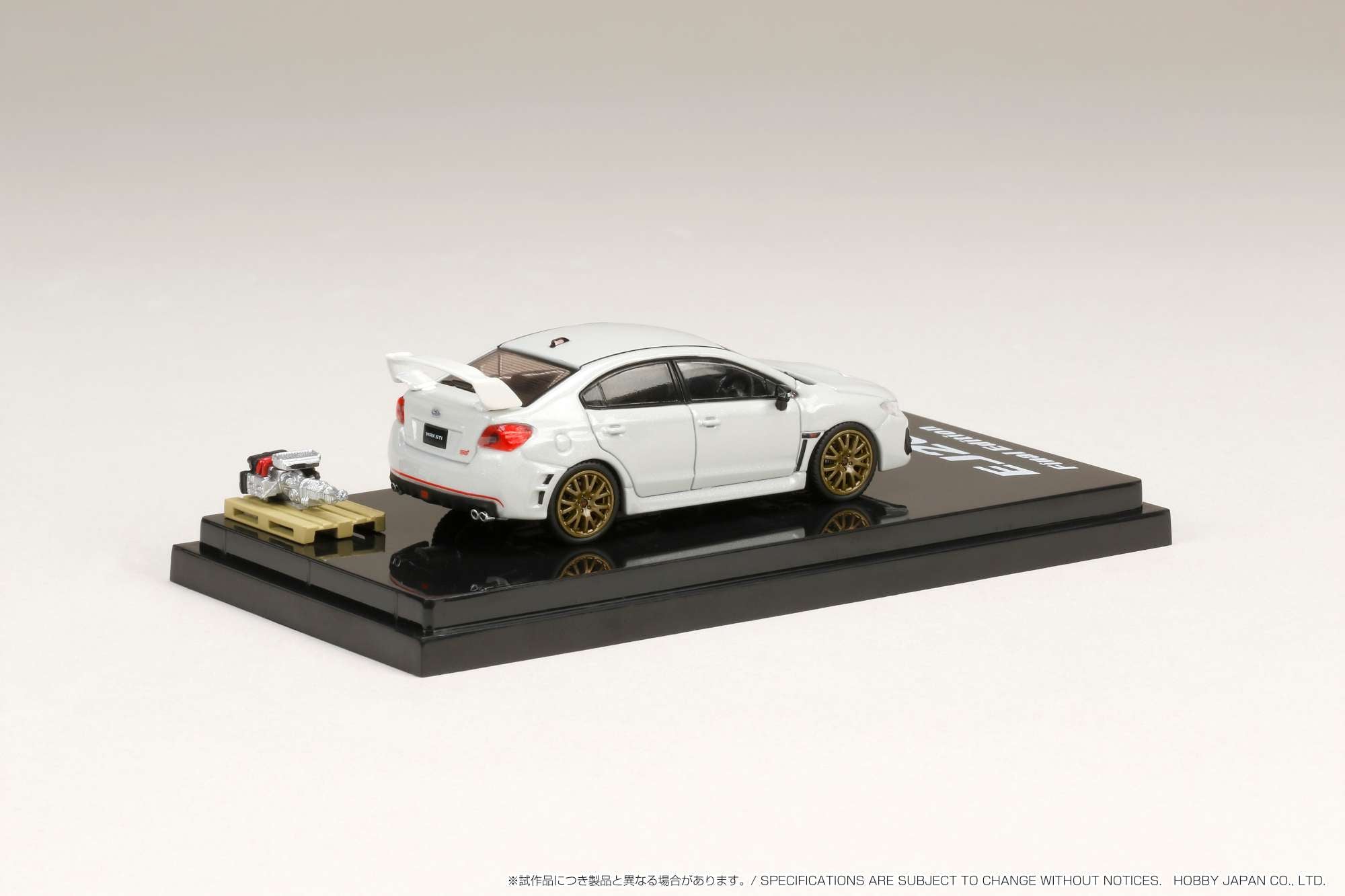 ミニカー Hobby Japan WRX STI EJ20 Final Edition 1/64 Hobby Japan Subaru WRX STI EJ20 Final Edition With