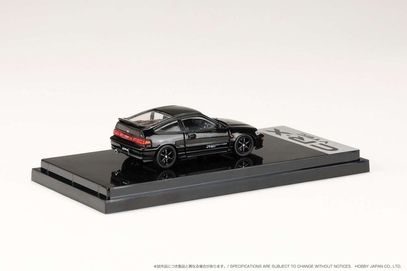 Hobby Japan 1:64 Honda CR-X SiR (EF8) J.D.M. Customized Style in Black