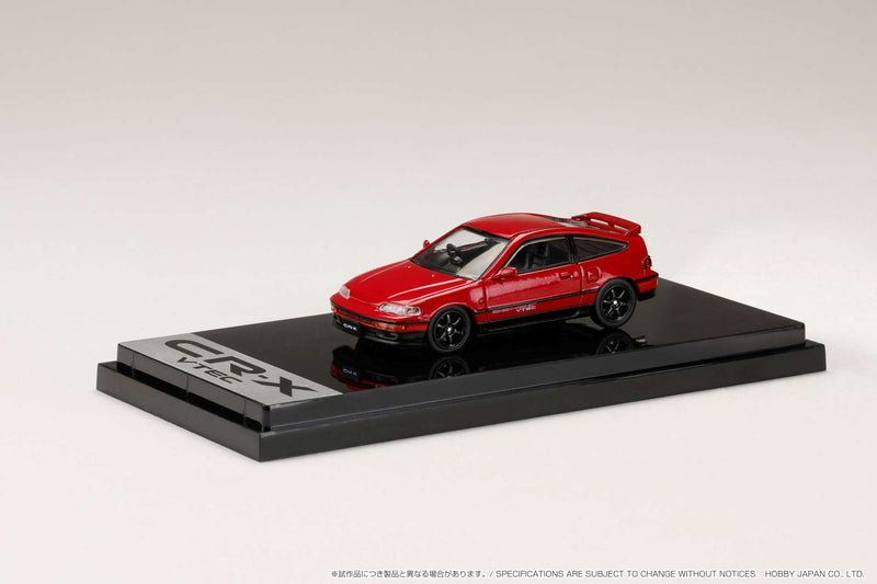 Hobby Japan 1:64 Honda CR-X SiR (EF8) J.D.M. Customized Style in Red Pearl