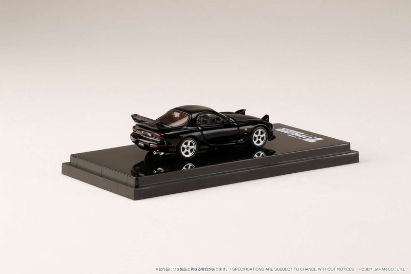 Hobby Japan 1:64 Mazda RX-7 Efini (FD3S) A-Spec Customized Ver. in Brilliant Black