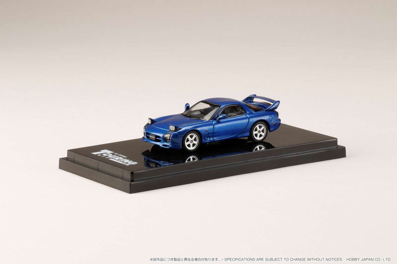 Hobby Japan 1:64 Mazda RX-7 Efini (FD3S) A-Spec Customized Ver. in Innocent Blue Mica