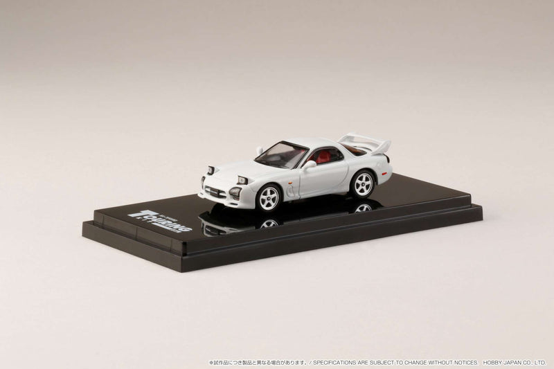 Hobby Japan 1:64 Mazda RX-7 Efini (FD3S) A-Spec Customized Ver. in Pure White
