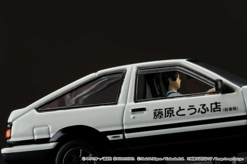 Hobby Japan 1:64 Toyota SPRINTER TRUENO GT APEX AE86 / INITIAL D VS Takeshi Nakazato With Takumi Fujiwara Figure