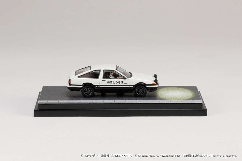 Hobby Japan 1:64 Toyota SPRINTER TRUENO GT APEX AE86 / INITIAL D VS Takeshi Nakazato With Takumi Fujiwara Figure