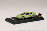 Hobby Japan 1:64 Honda NSX Coupe with Engine Display Model in Lime Green Metallic