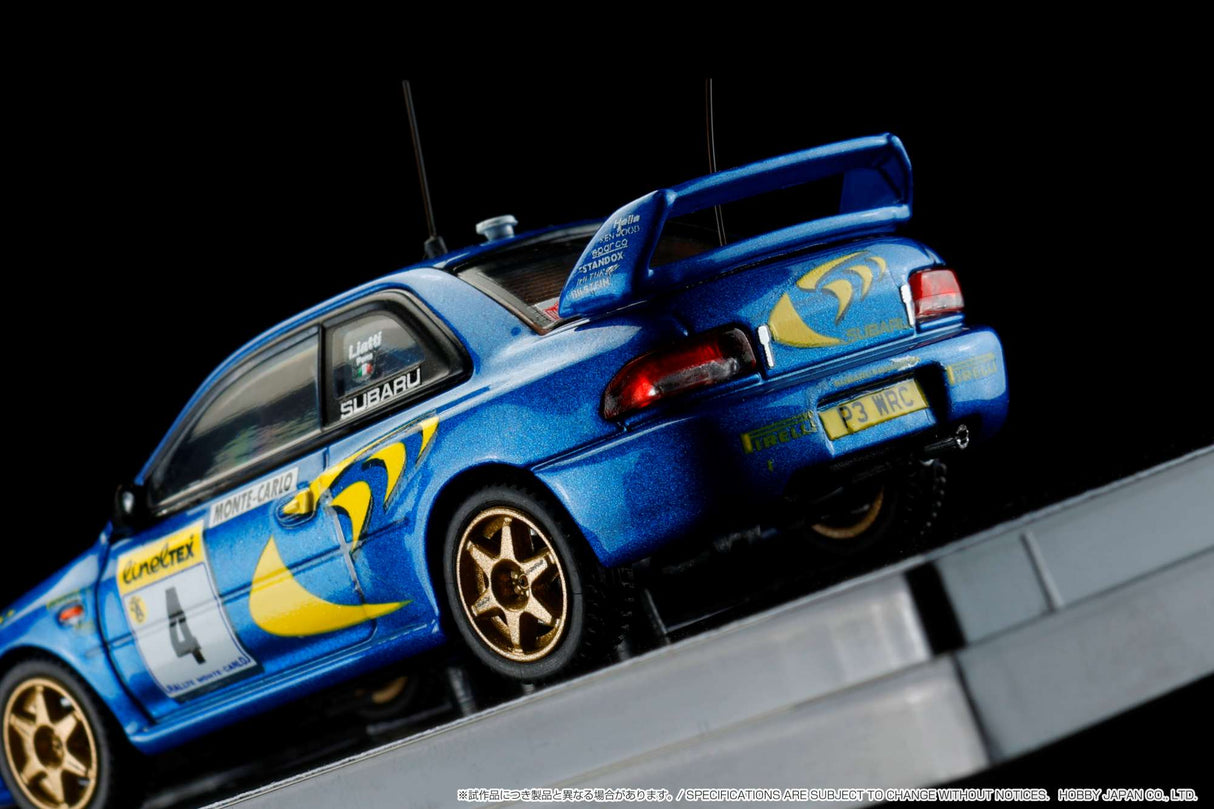 Hobby Japan 1:64 Subaru Impreza WRC 1997 #4 Monte Carlo WINNER