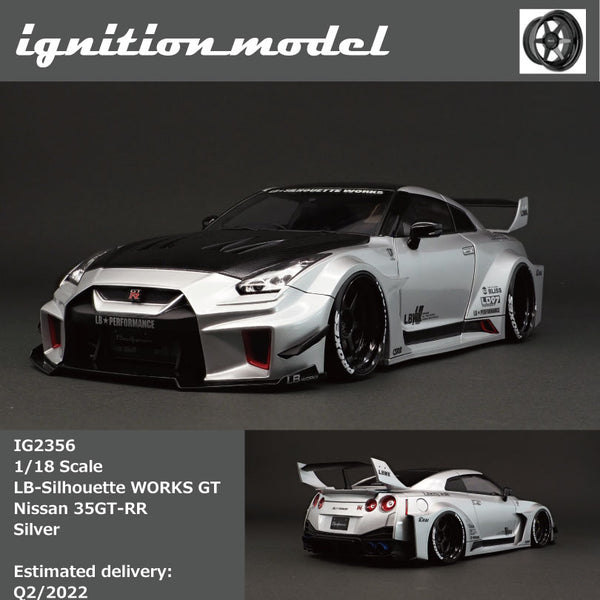 Ignition Model 1:18 Nissan 35GT-RR LB-Silhouette WORKS GT in Silver