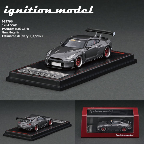 Ignition Model 1/64 Pandem R35 GT-R Red Metallic - IG1746 – 20KM Diecast