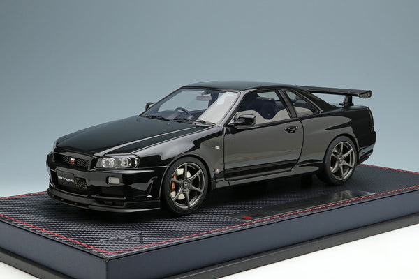 Nissan Skyline GT-R (BNR34) M-Spec NUR Black Pearl with Acrylic Case