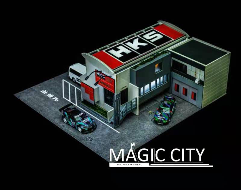 Magic City 1:64 Sapparo HKS Factory (A)