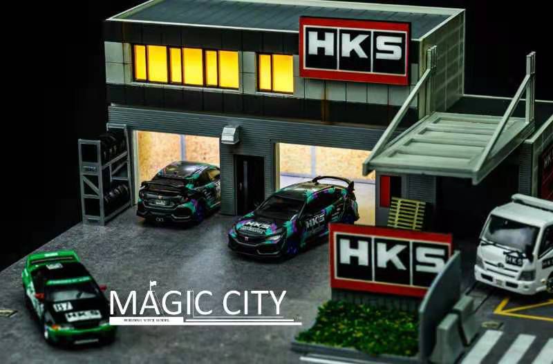 Magic City 1:64 Sapparo HKS Factory (B)