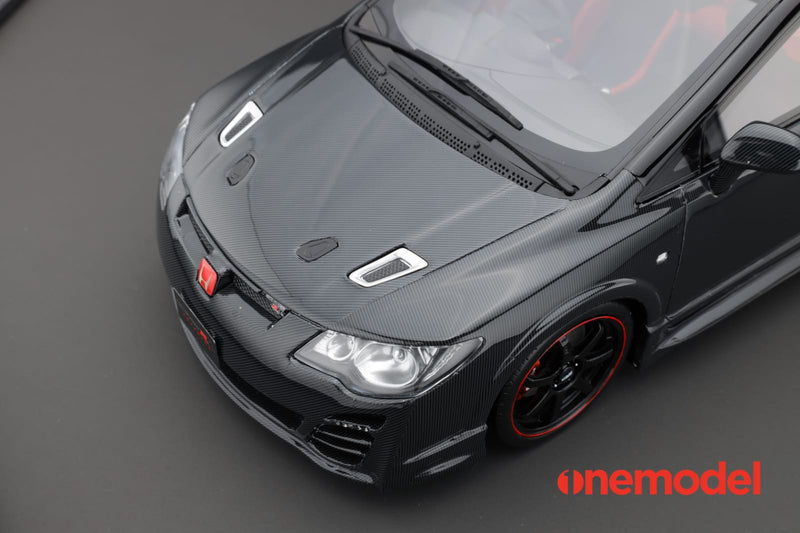 One Model 1:18 Honda Civic FD2 Mugen RR Advanced Concept in Black / Carbon